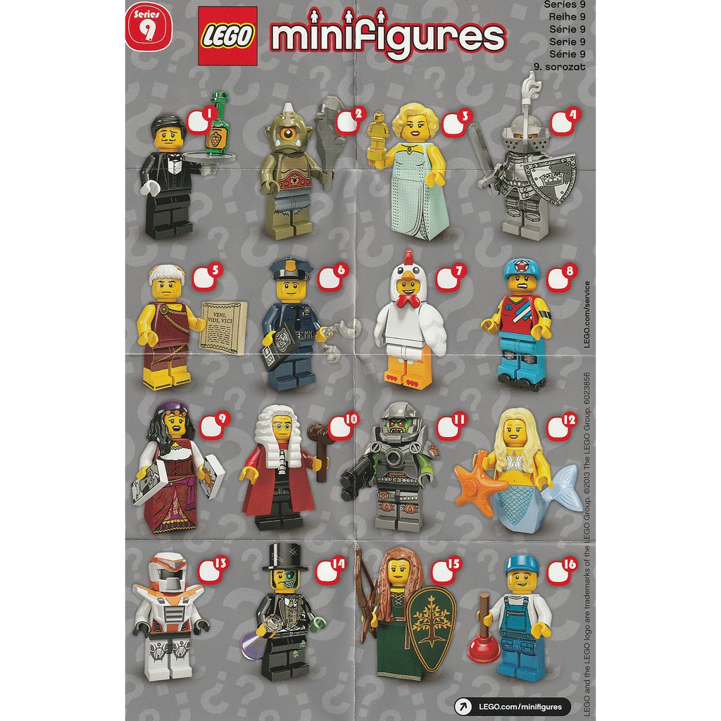 LEGO 71000 SERIES 9 COLLECTIBLES MINIFIGURES 2013 CMF RETIRED RARE