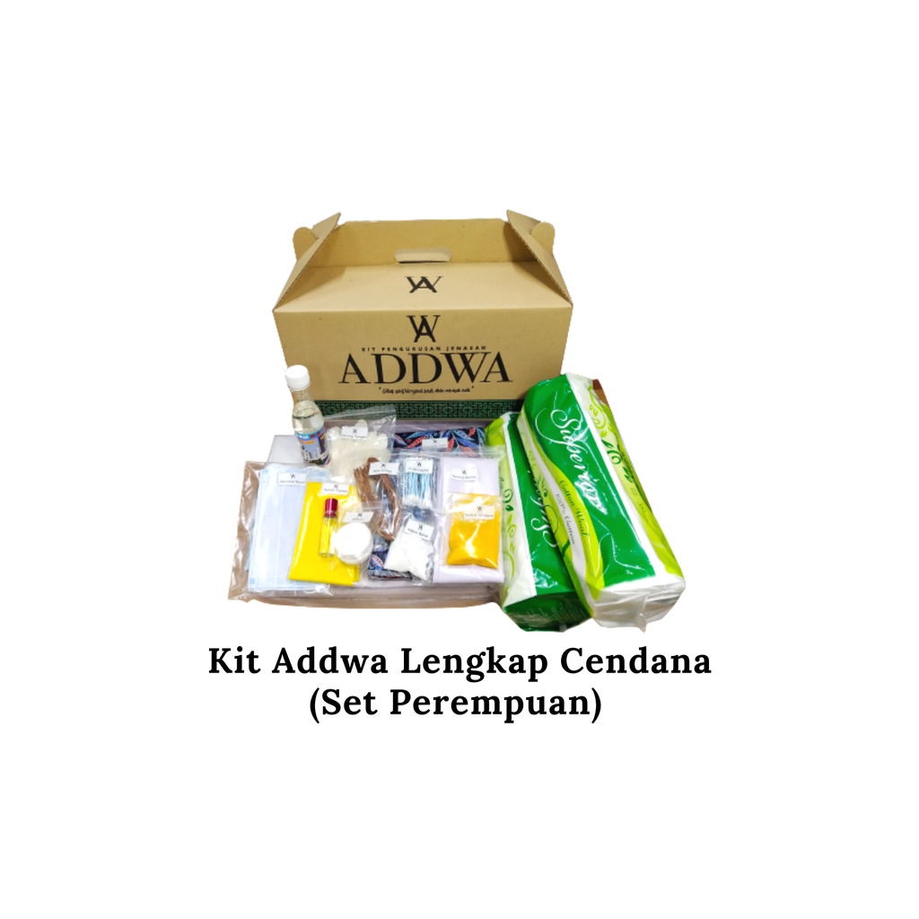 Kit Addwa Lengkap Cendana (Set Pengurusan Jenazah) Shopee Malaysia