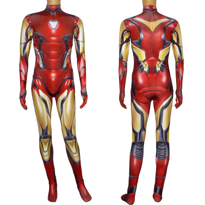 Iron Man Costume Adult Kids Endgame Superhero Costume Iron Man Cosplay