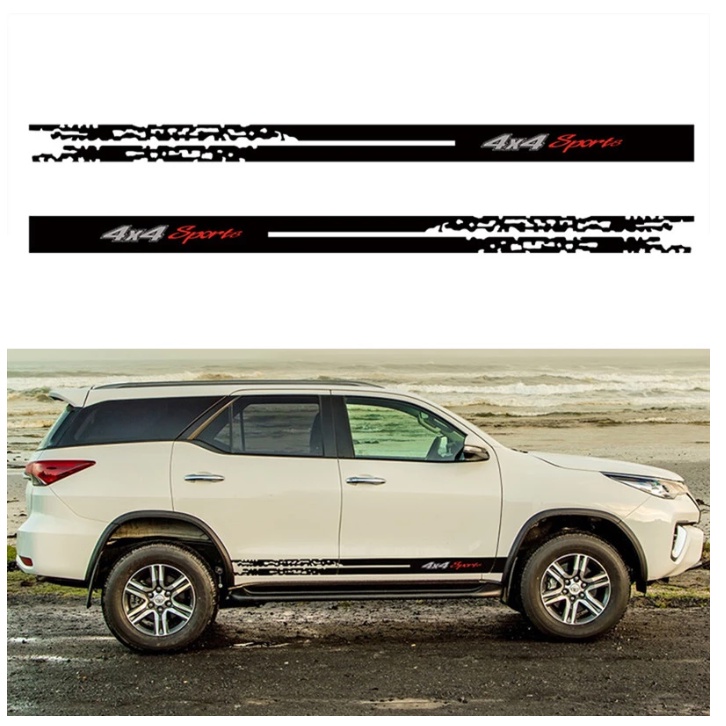 Toyota Fortuner BODY STICKER 1SET Shopee Malaysia