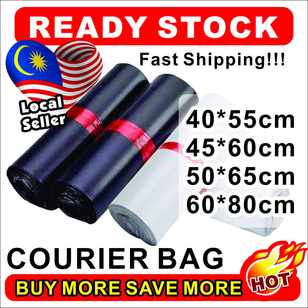 READY STOCK !!! 60*80cm Courier Bag Flyer Packing Bag Parcel Bag Beg
