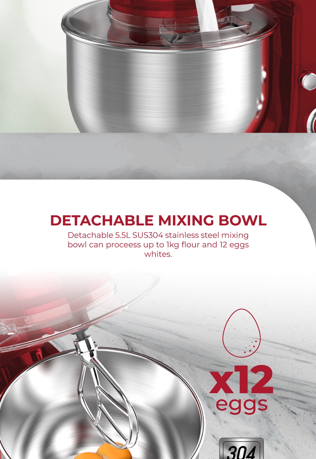 PERYSMITH PS5500 STAND MIXER PerySmith Malaysia