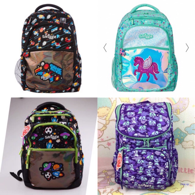🔥READY STOCK🔥SMIGGLE SCHOOL BAG BACKPACK BEG SEKOLAH FOR KIDS FREE 2