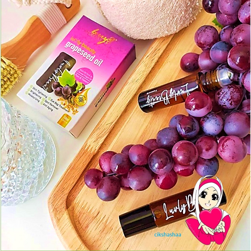 BERRY STOBERRY GRAPESEED OIL GLOW OIL LUVLY ( MINYAK SAKA BIJI ANGGUR