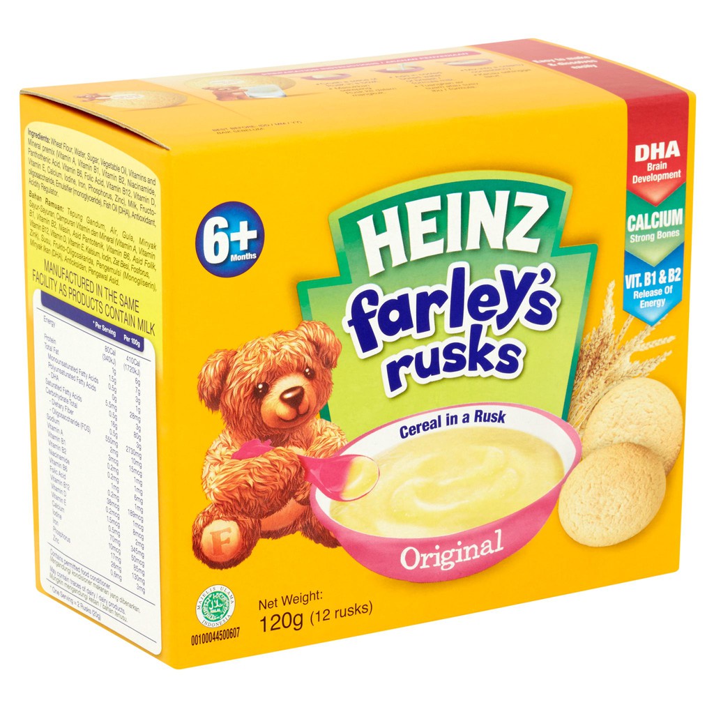 Heinz Farleys Baby Rusk Original (120g)