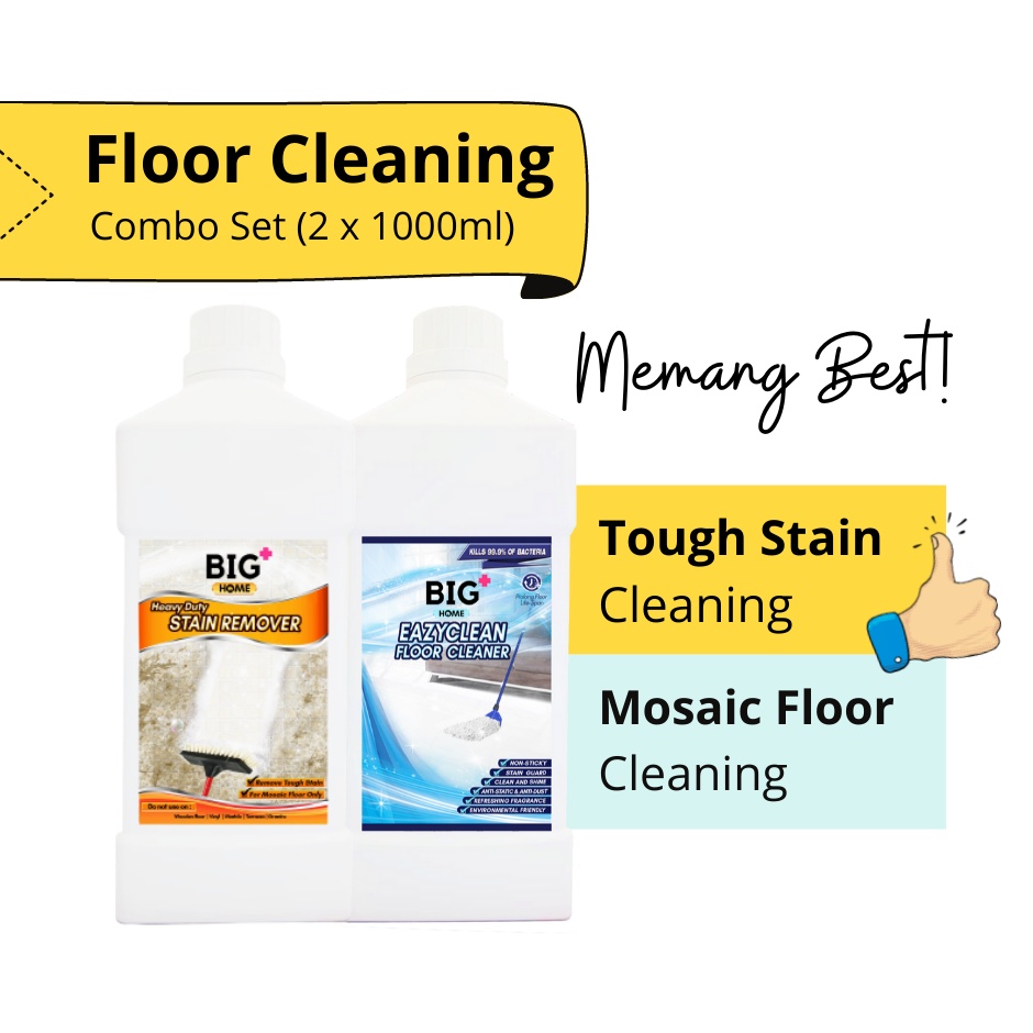 BIG Floor Cleaning Set) Toilet Floor Cleaner Tile Cement Stain Remover Sabun Cuci Lantai