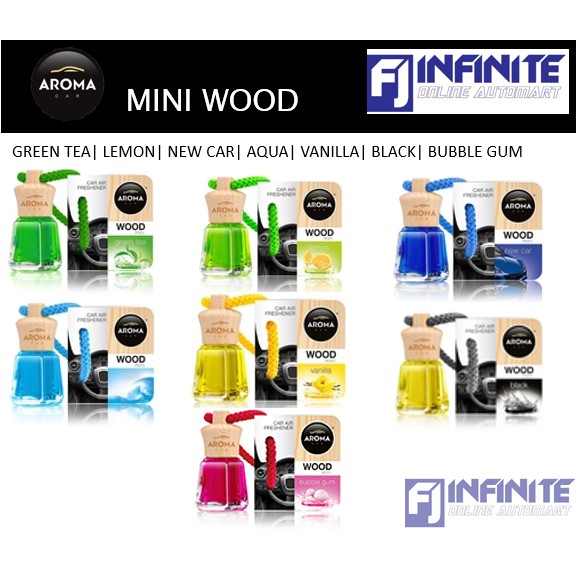 Aroma Car Perfume Mini Wood 4ml Car Air Freshener Shopee Malaysia