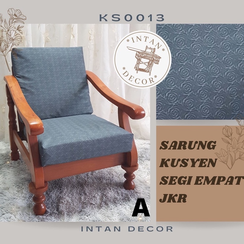 Sarung Kusyen Segi Empat [SAIZ JKR] 1ZIPPER 14 pcs Cushion Cover Square