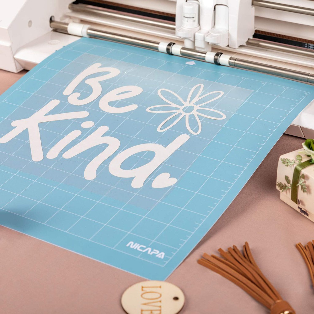 Light Grip Cutting Mat for Silhouette Cameo 12x12 inch,2 Mat Pack