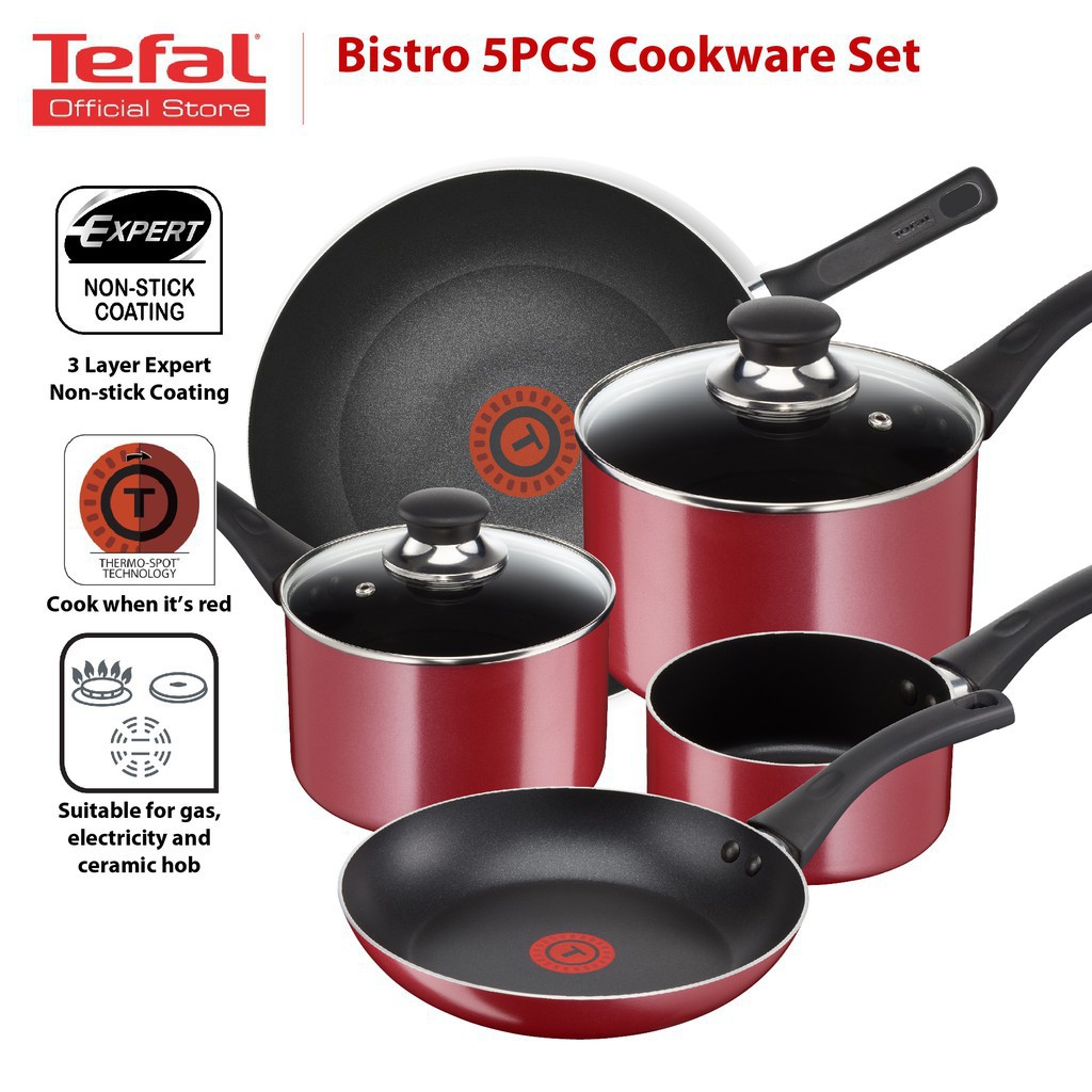 Saute Pan With Lid Tefal Bruin Blog