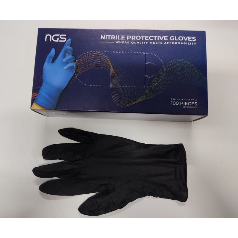 READY STOCK PREMIUM NGS Nitrile Powder Free Disposable Glove Shopee