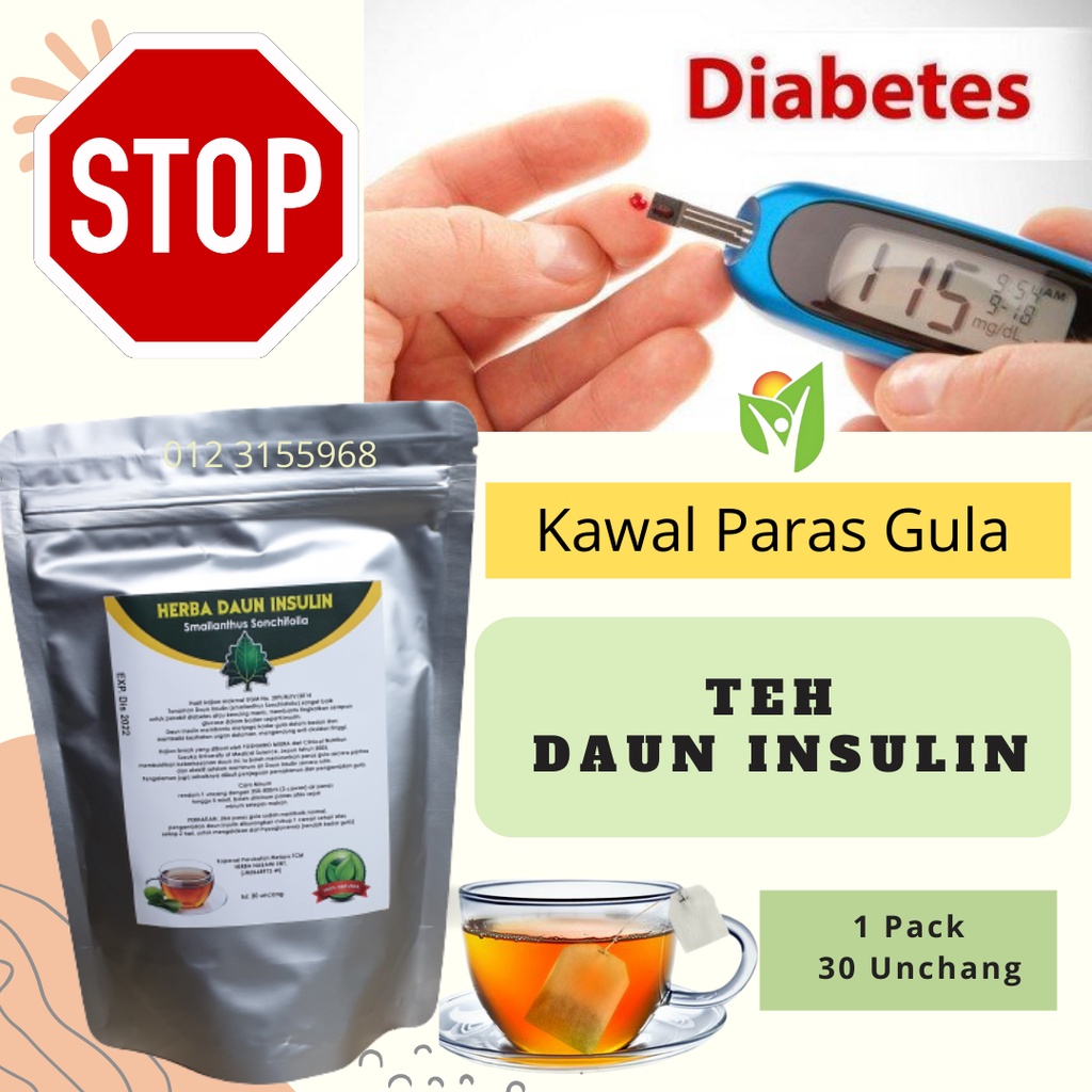 UBAT KENCING MANIS Teh Daun Insulin Penawar Teh Diabetis Turun kan