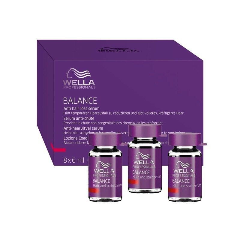 100 Authentic WELLA Balance Anti Hair Loss Serum Tonic Hair and Scalp