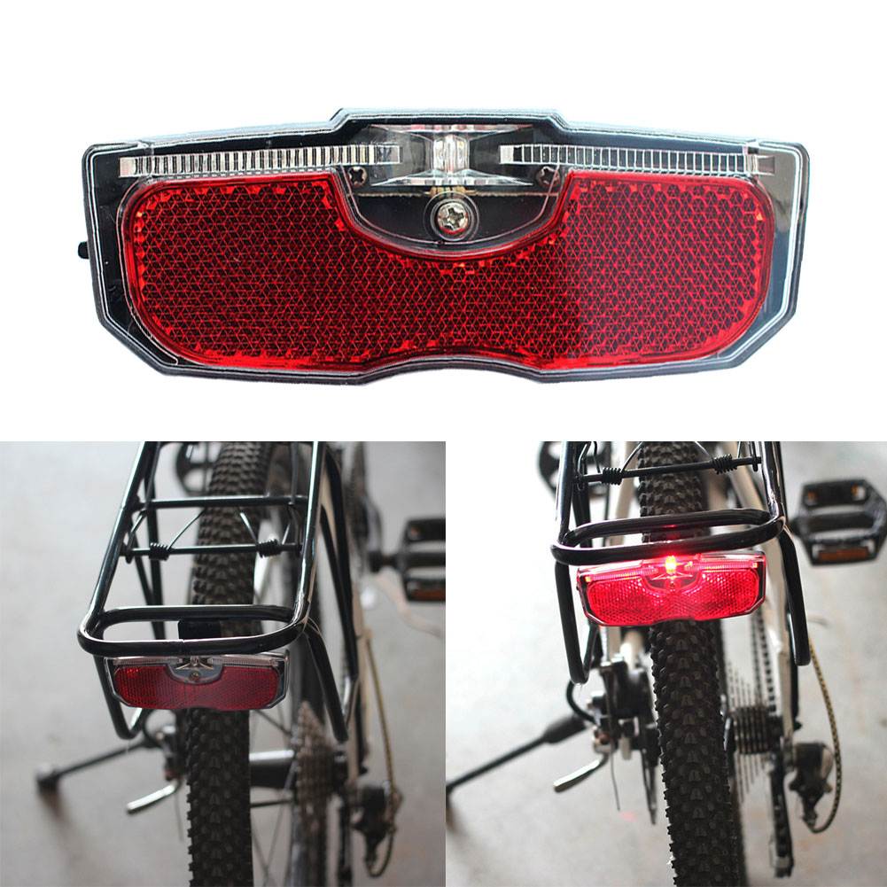 Bike Cycling Bicycle Rear Reflector Tail Light For Luggage Rack NO