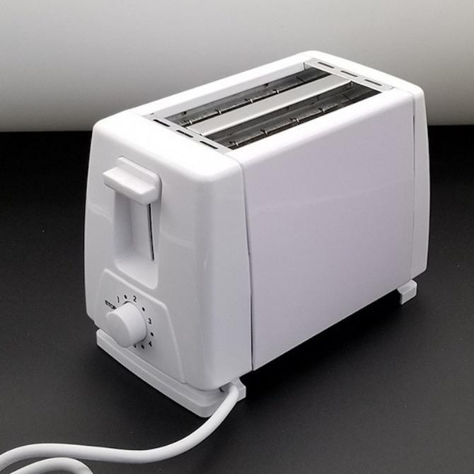 2 Slice Bread Toaster 750w 6Timing Control Kitchen Automatic PopUp