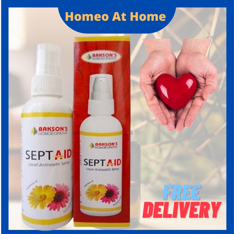 (Homeo At Home ) Bakson Sept Aid antiseptic Spray for minor cuts, burns