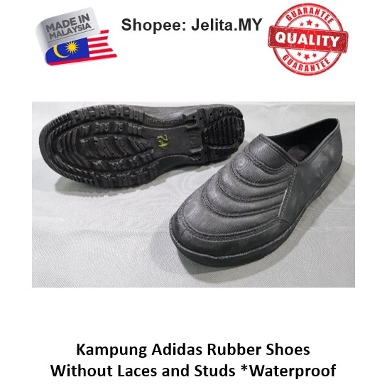 Kampung Adidas Rubber Shoes (No Lace and No Studs) AntiSlip and
