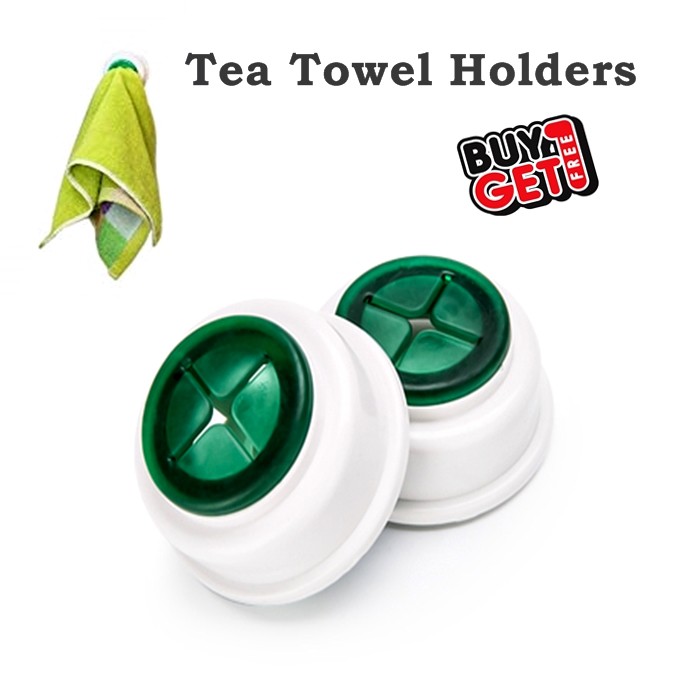 (Ready stock)Tea Towel Holder Push In Rubber Dish Cloth Kitchen Tea