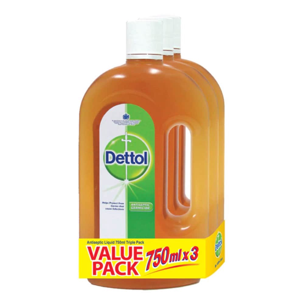 DETTOL Antiseptic Liquid Original 750ML 3 Packs Shopee Malaysia