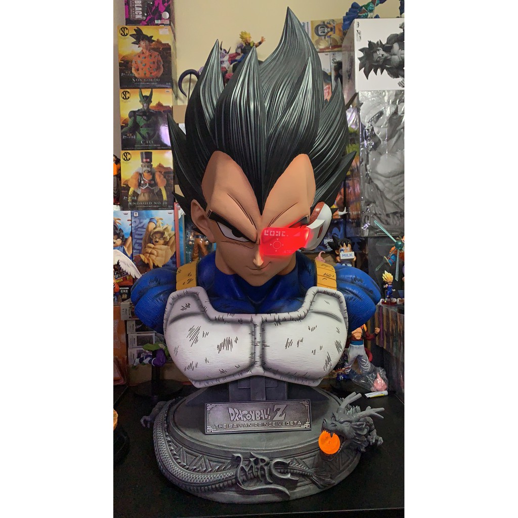 MRC Studio GK DRAGON BALL Z Vegeta 1/1 Bust Super Saiyan GK Resin Statue Shopee Malaysia