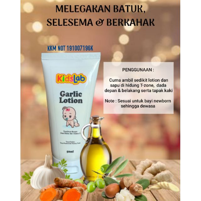 GARLIC LOTION ( SABAH ) Shopee Malaysia