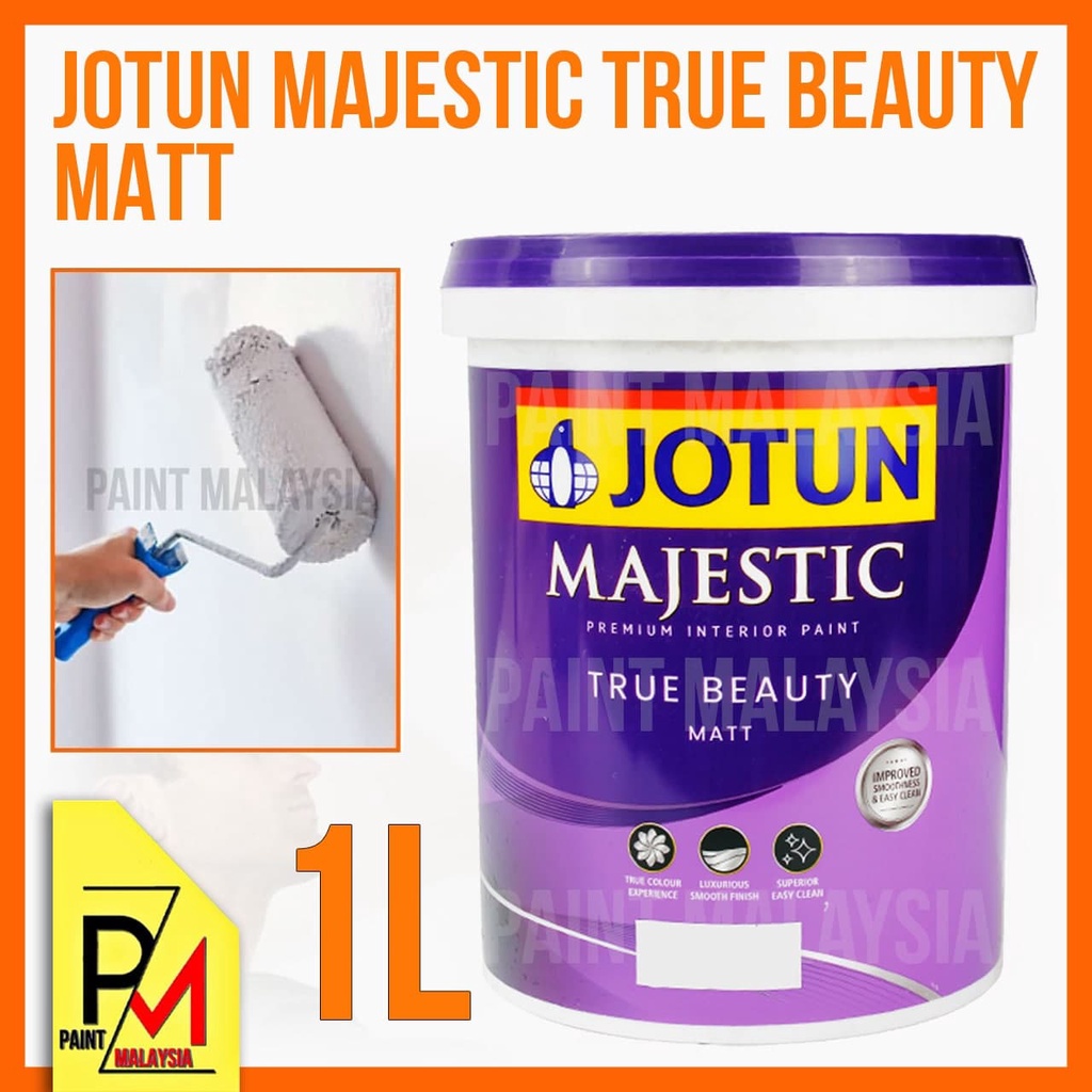 JOTUN Majestic True Beuty Matt 1 Liter Interior Indoor Water Based Wall