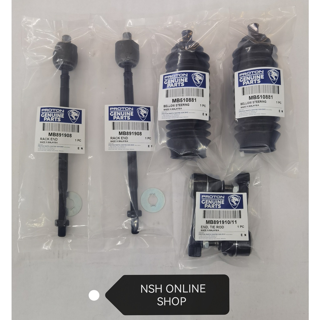 Tie Rod End+Rack End+Steering Boot Cover (OEM) for Proton Saga BLM