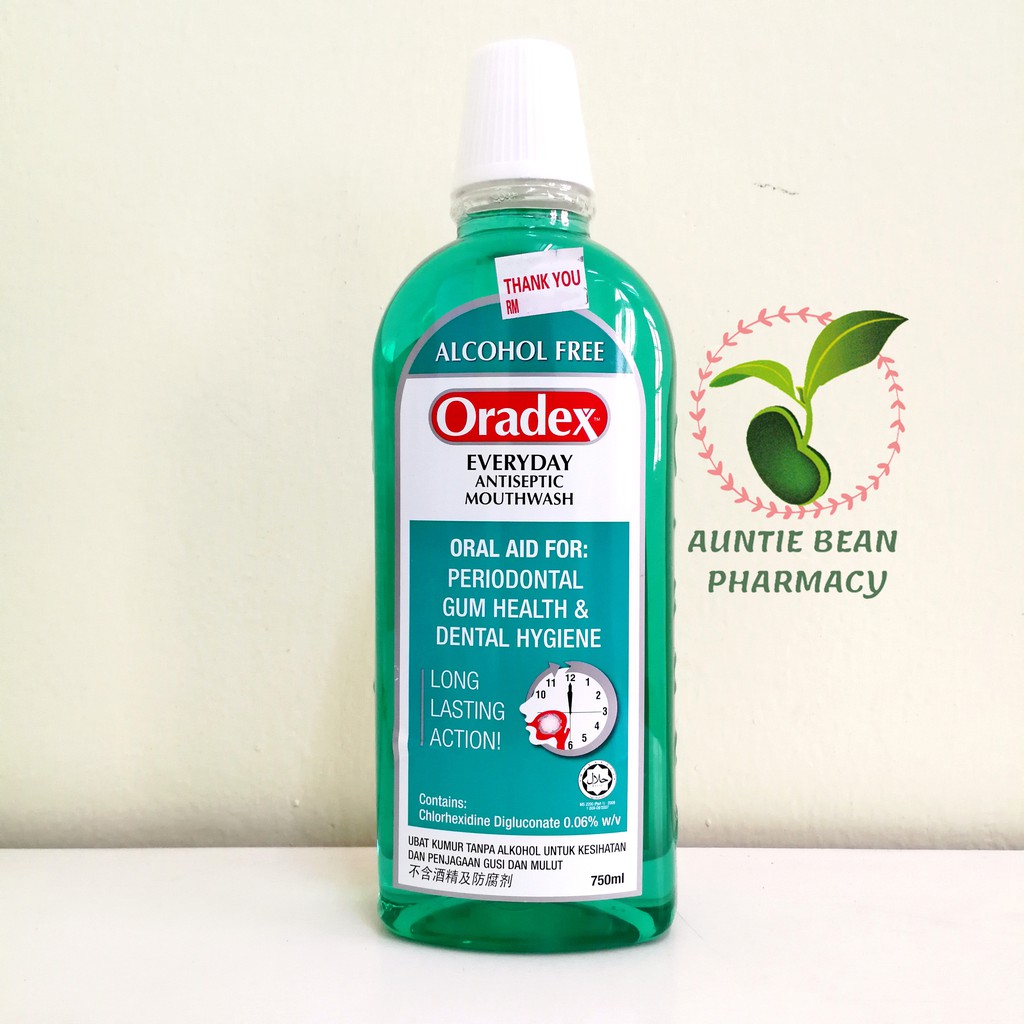 ORADEX EVERYDAY ANTISEPTIC MOUTHWASH 750ML Shopee Malaysia