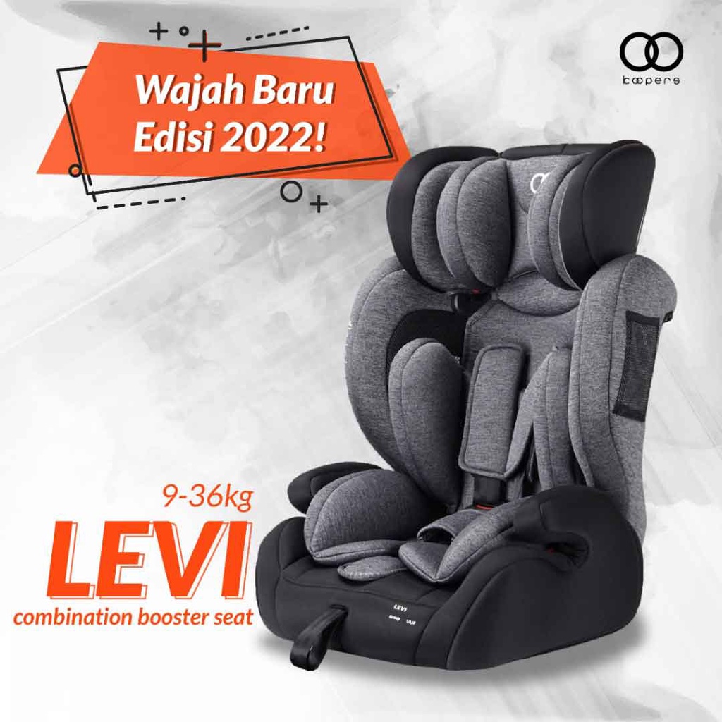 Koopers Levi Booster With Harness Car Seat Shopee Malaysia