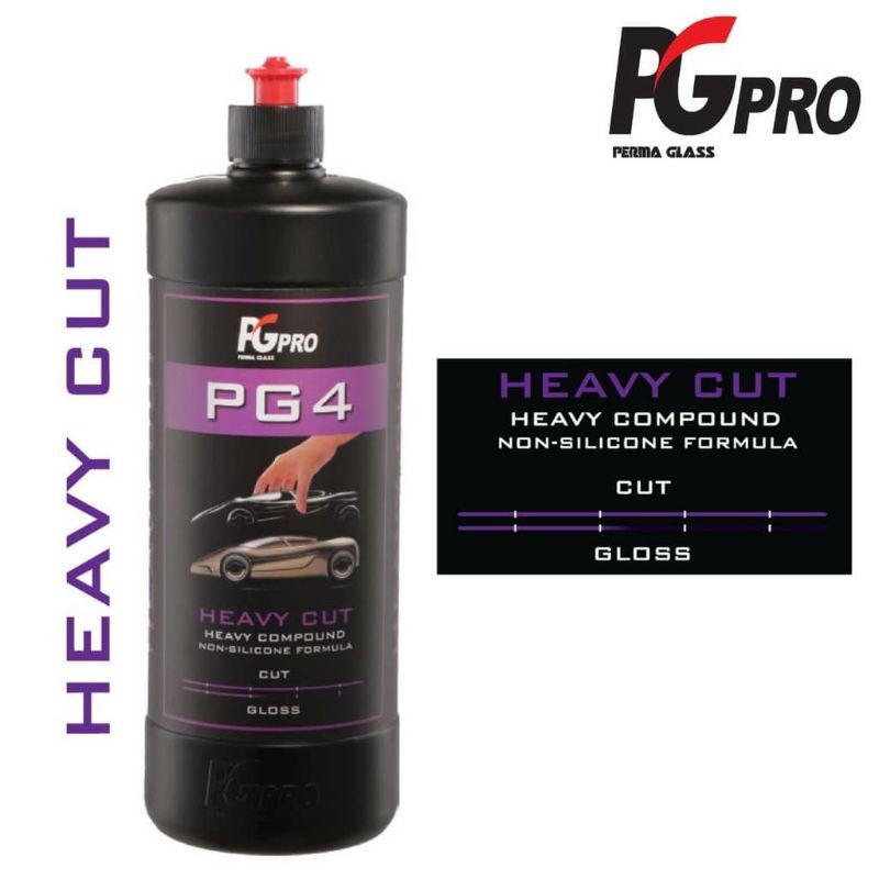 PG PRO 4 Heavy Cut Compound (1Liter) Waterbased Best Compound