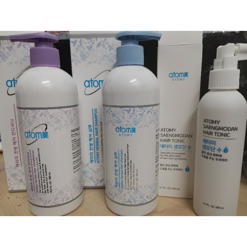 [READY STOCK KL] Atomy Herbal Hair Shampoo (500ml) /Hair Conditioner