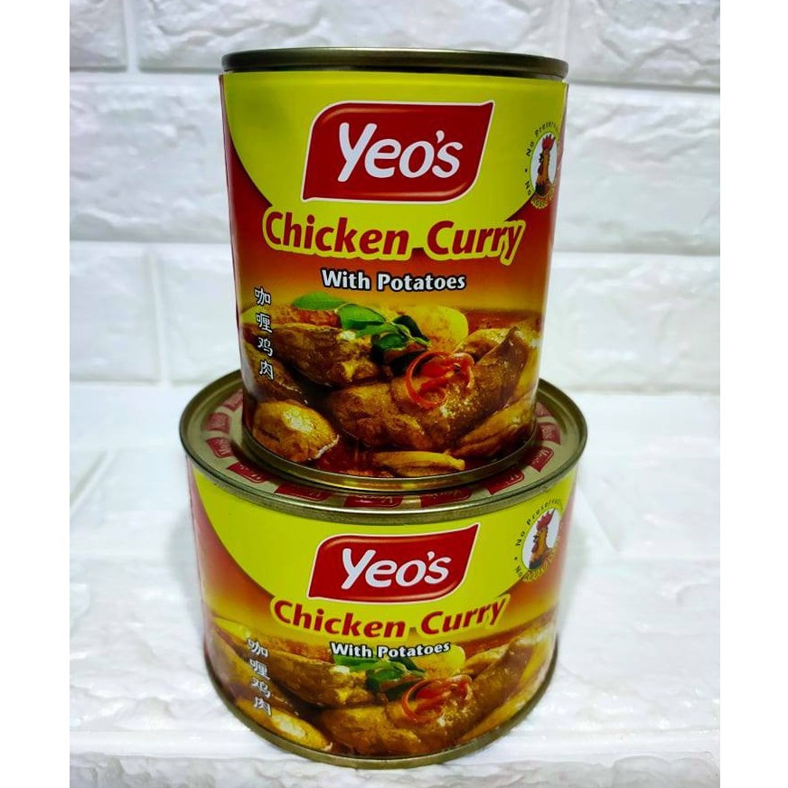 Yeo's Chicken Curry with Potatoes 280G / 405g / Extra Hot 280g Shopee