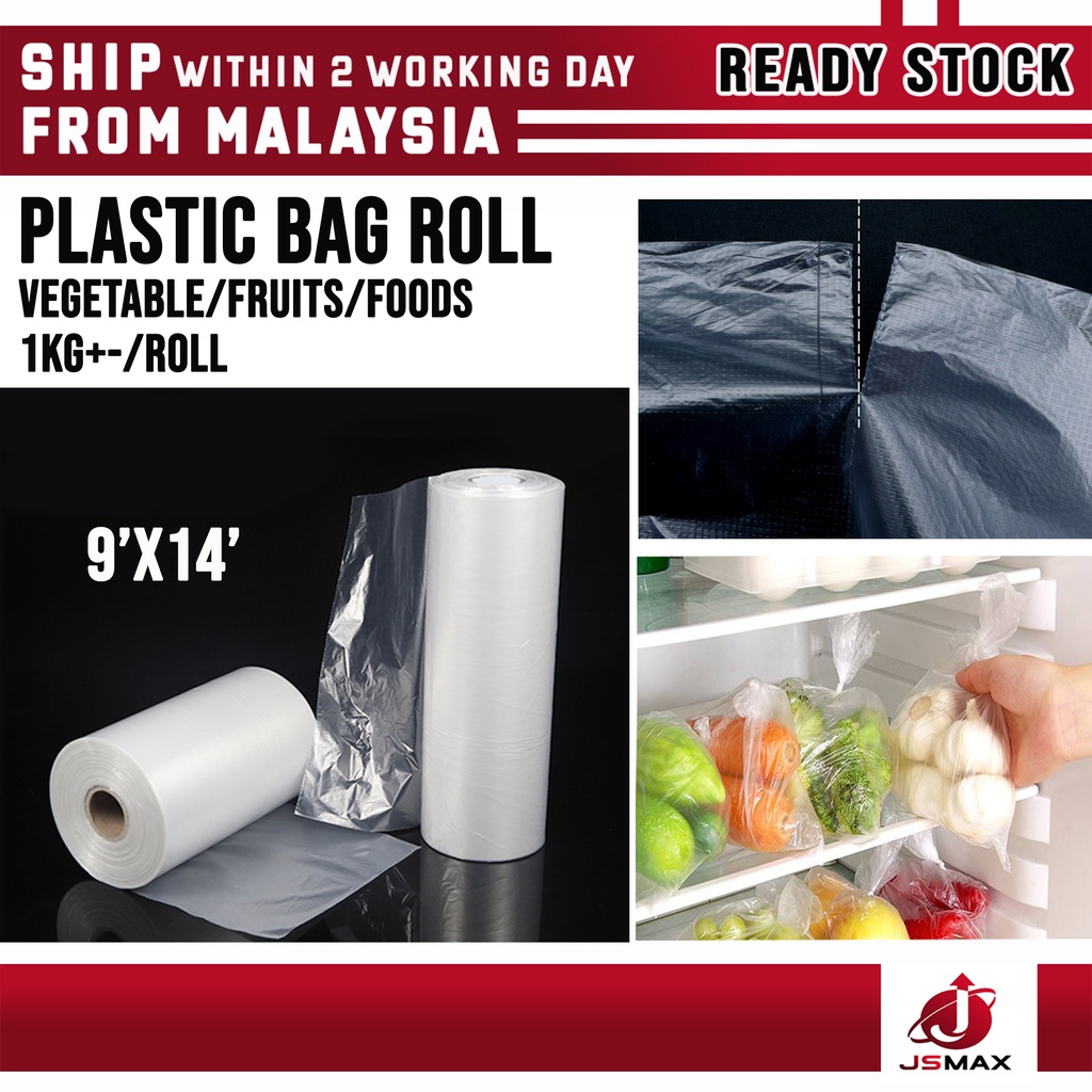 Plastic Bag Roll/Food Packaging/Supermarket/Fruit/Vegetable/Storage