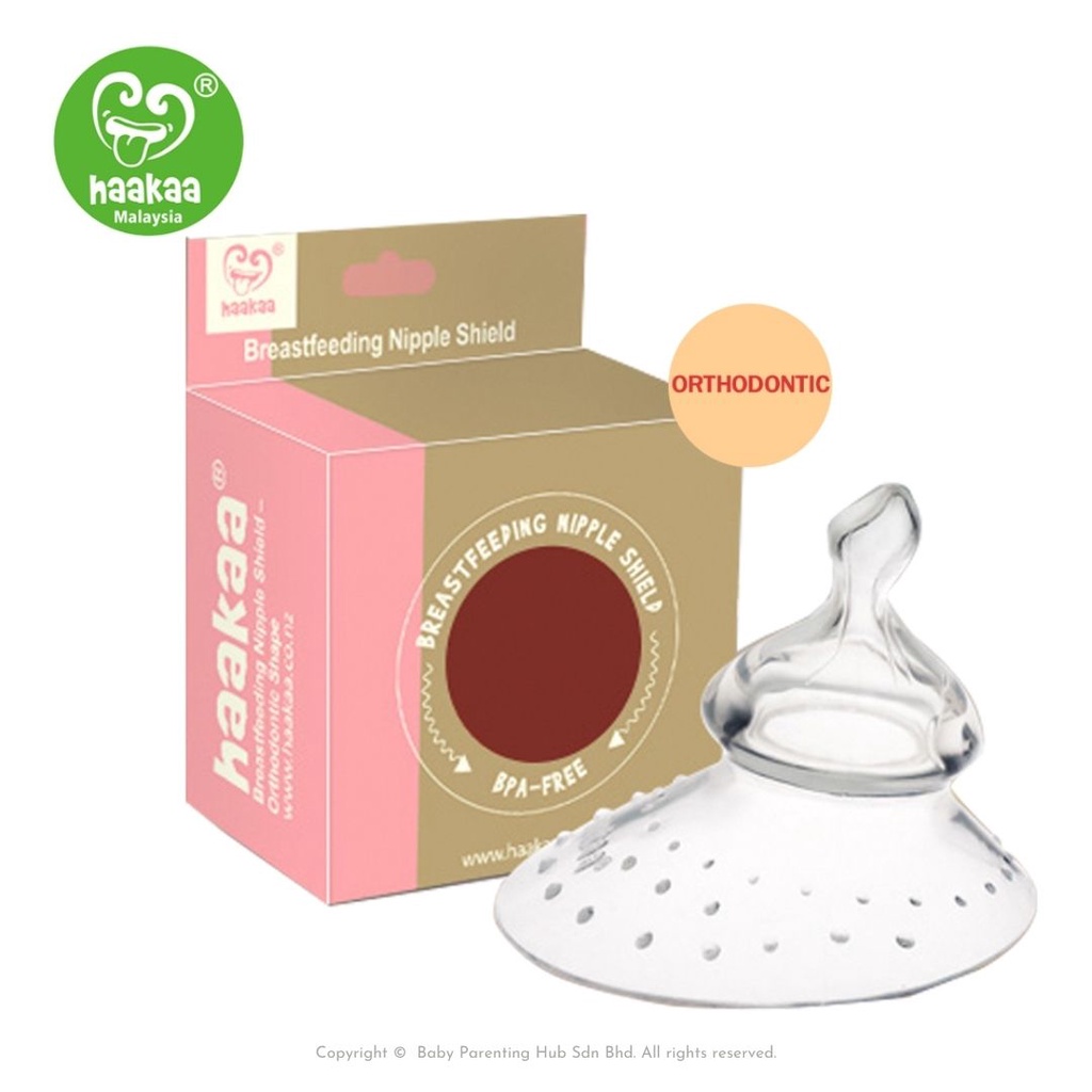 Haakaa Silicone Breastfeeding Nipple Shield Orthodontic Shopee Malaysia