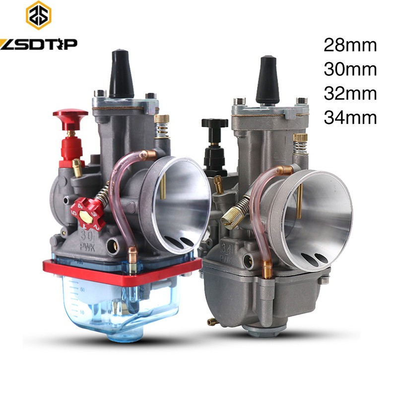 ZSDTRP For Keihin Koso OKO Power Jet blue PWK carburetor for 28mm 30mm 32mm 34mm 2T 4T