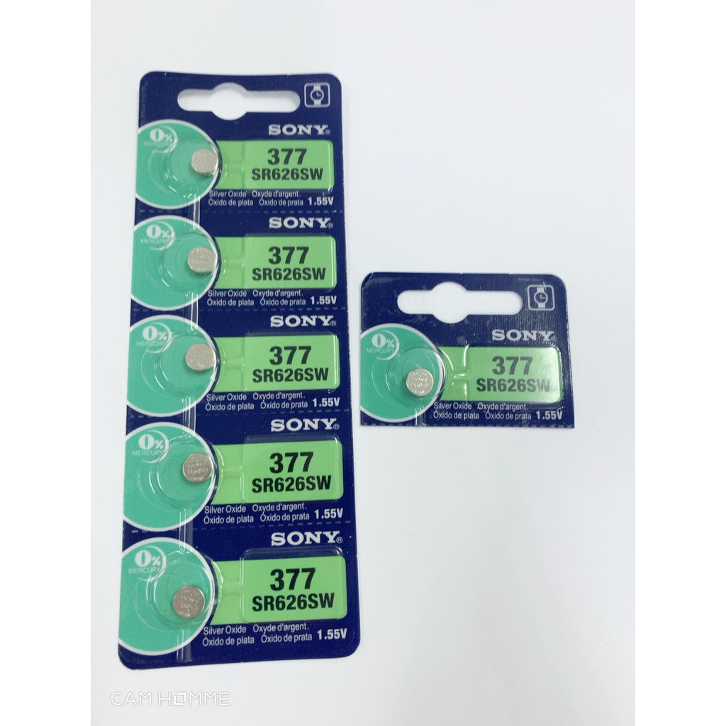 sony batteries SR626SW /377 battery 1.55v (1pc) Shopee Malaysia