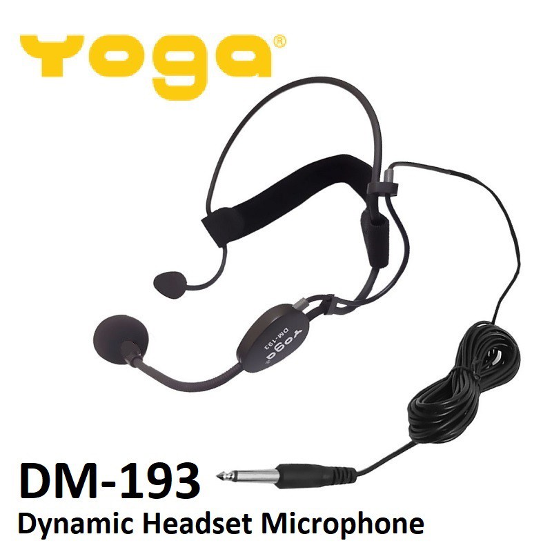 YOGA DM193 DM193 HEADSET MICROPHONE MIKROFON PEMBESAR SUARA IMAM