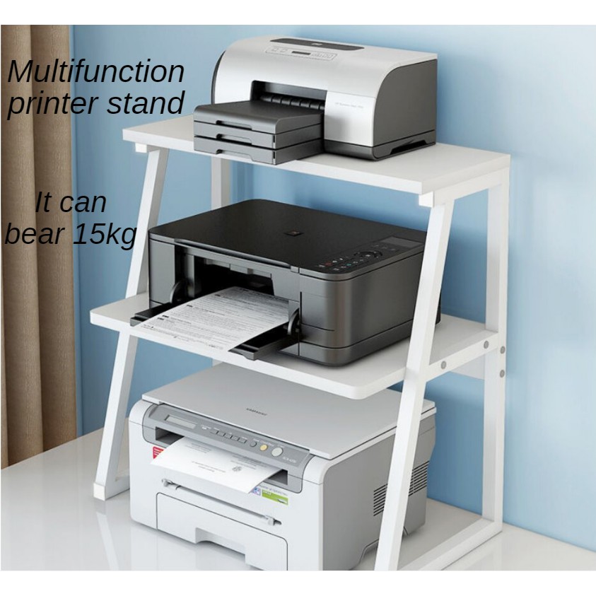 Office Desk With Printer Shelf Office desk put printer rack increased rack table shelf household