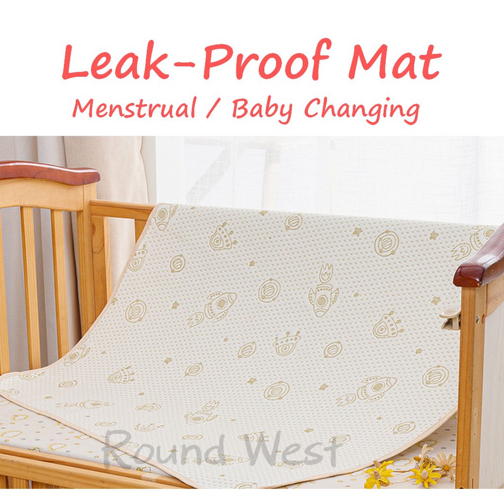 Menstrual Leakproof Mat Baby Changing Mattress Cover Urine Anti Leak