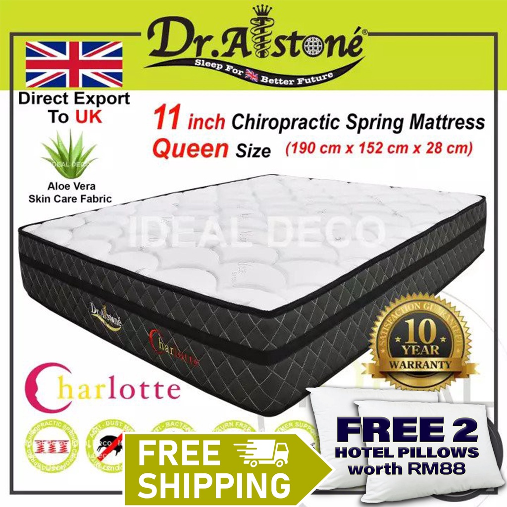(Limited Edition) Dr.Alstone Charlotte Chiropractic Spring Mattress