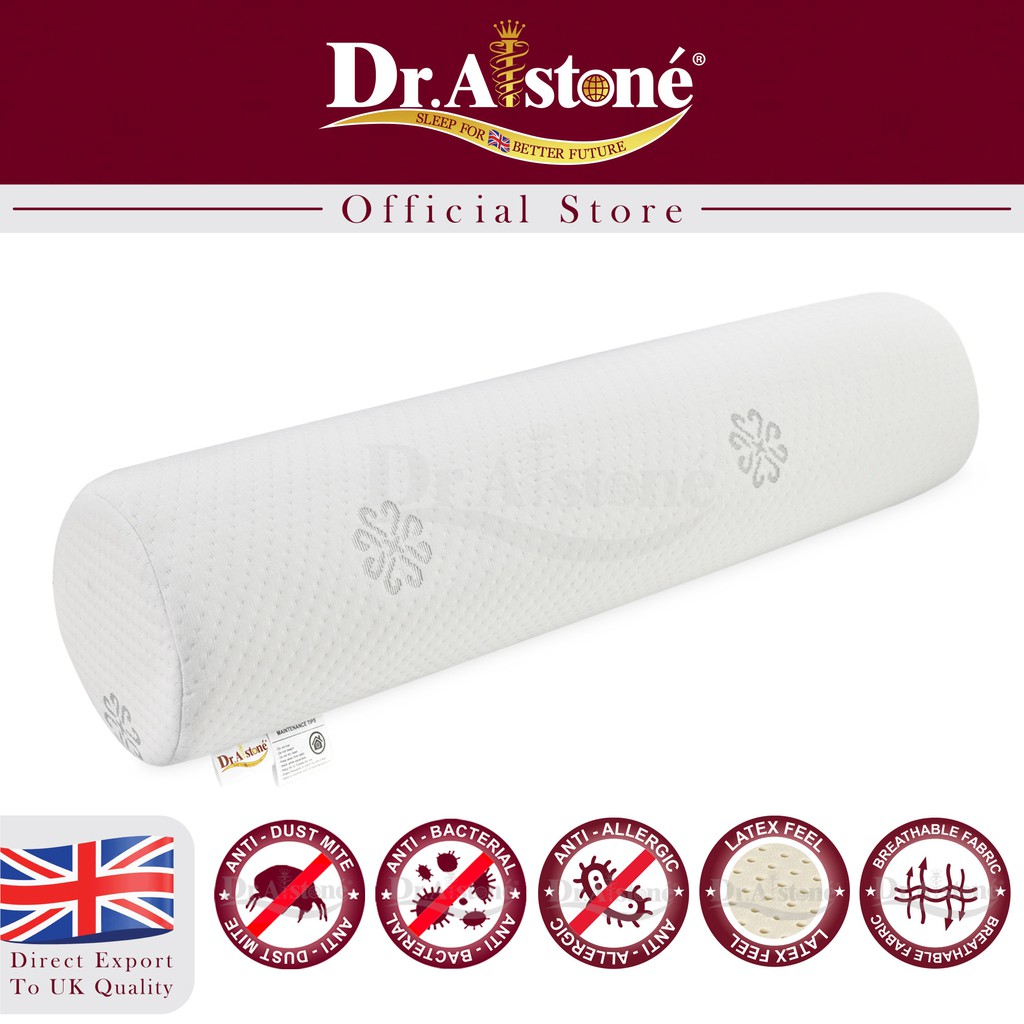 Dr.Alstone Latex Feel Bolster + DOUBLE LAYER (Knitted Fabric Bolsters