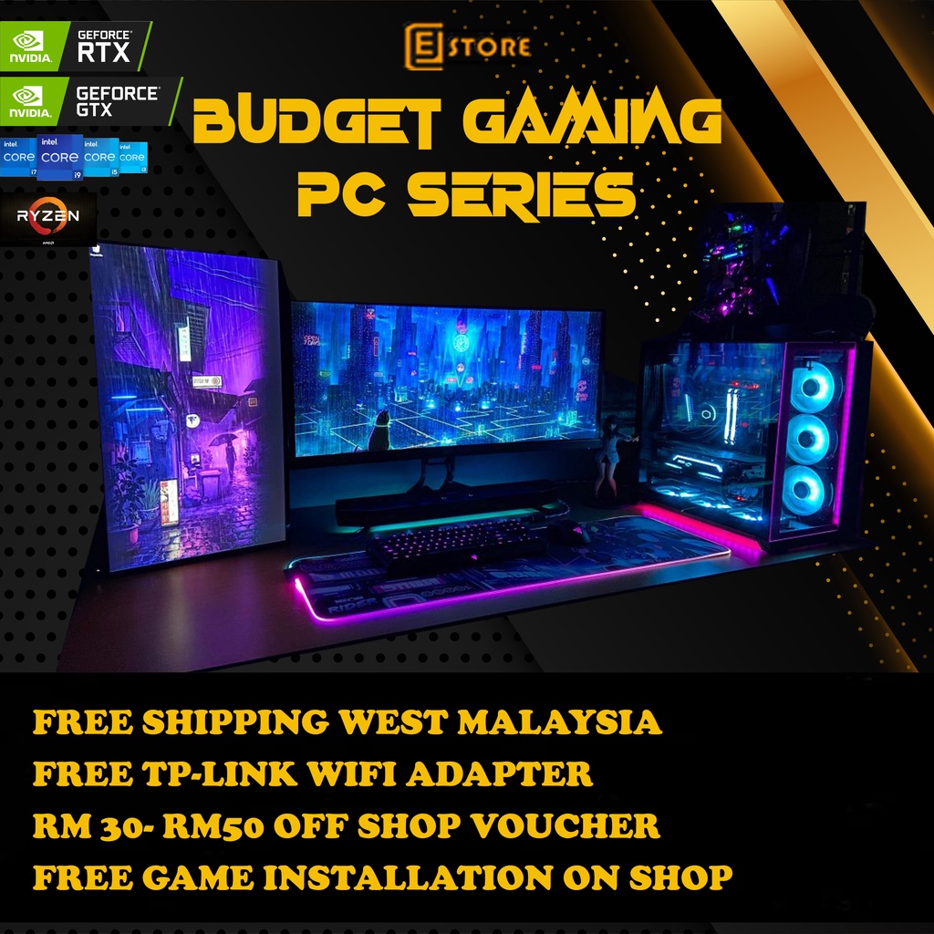 BUDGET GAMING PC BUILD (INTEL/AMD Custom Build PC/Budget Gaming PC