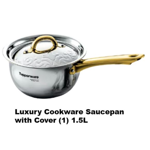 Tupperware Luxury Cookware Saucepan with Cover (1) 1.5L Shopee Malaysia
