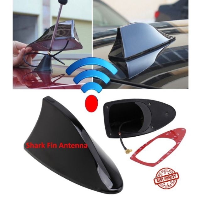 CAR SHARK FIN ANTENA WITH RADIO RECEIVER PLAG & PLAY Shopee Malaysia