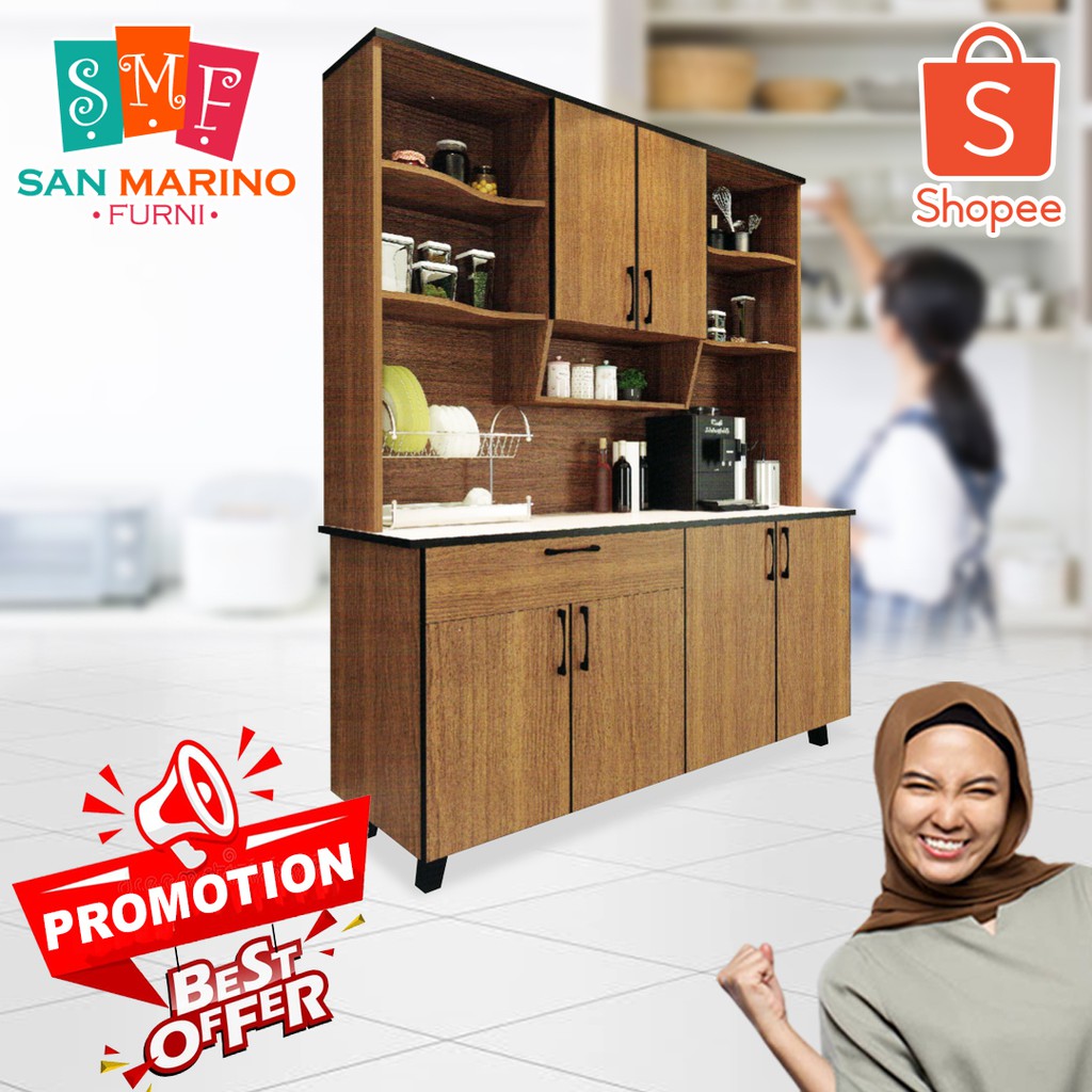 SA 5 Feet Kitchen With Thick Stainless Steel Table Top