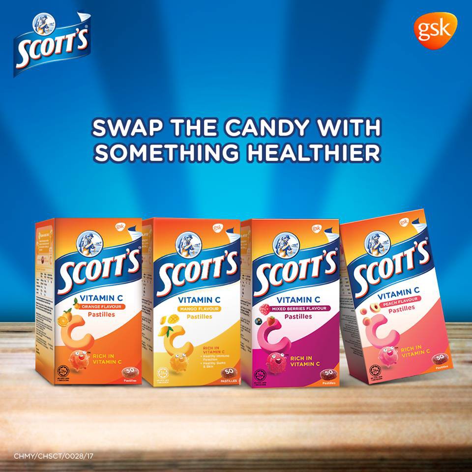 SCOTT'S VITAMIN C 50 PASTILLES exp 2021 Shopee Malaysia