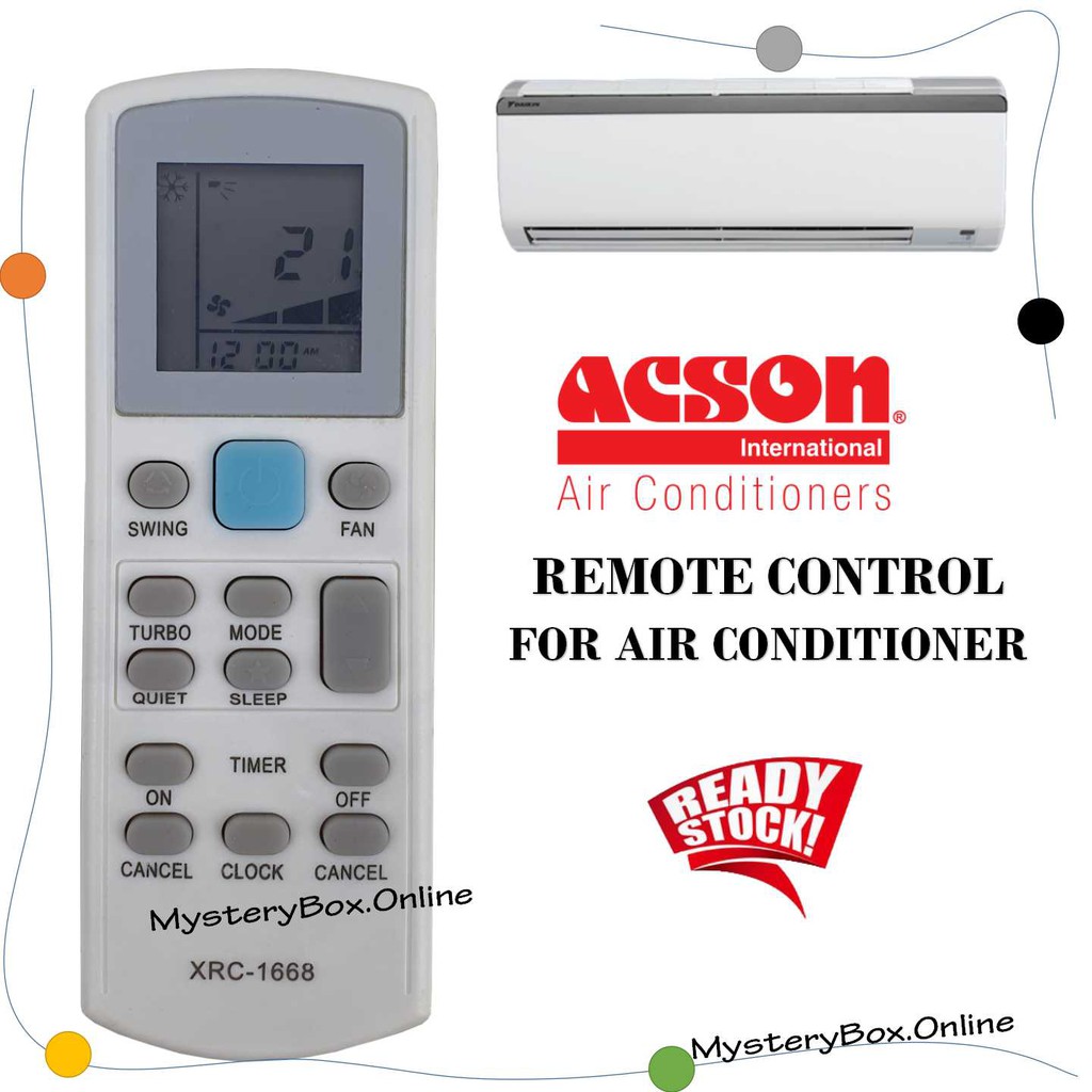 ACSON Replacement Acson Remote Control FOR Air Cond Aircond Air