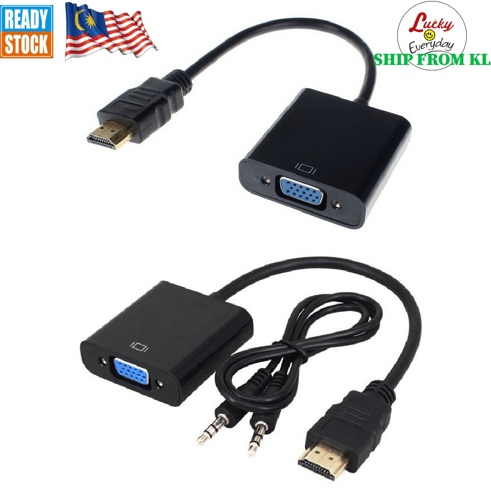 1080P HDMI to VGA Adapter Video Converter Cable Adapter