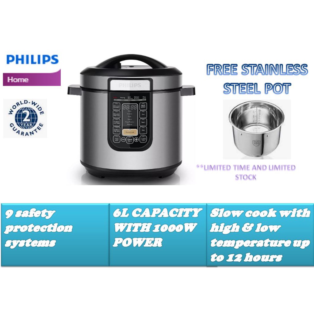 (PROMOTION) Philips Viva Collection AllInOne Cooker HD2137_Free