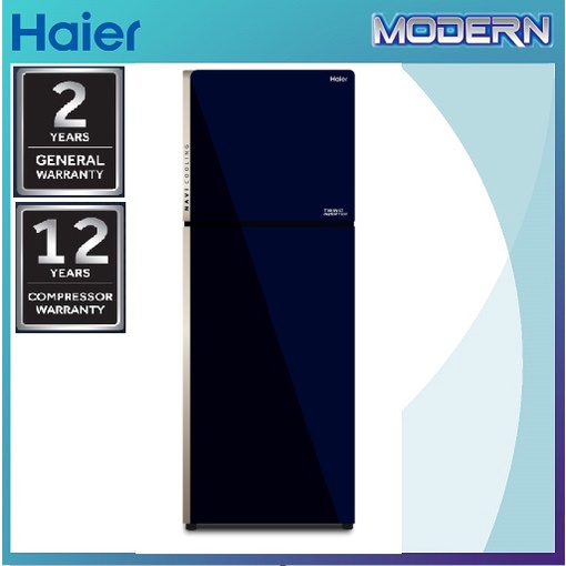 Haier 284L Top Mount Freezer Twin Inverter 2 Door Fridge HRF318IHG Refrigerators Shopee Malaysia